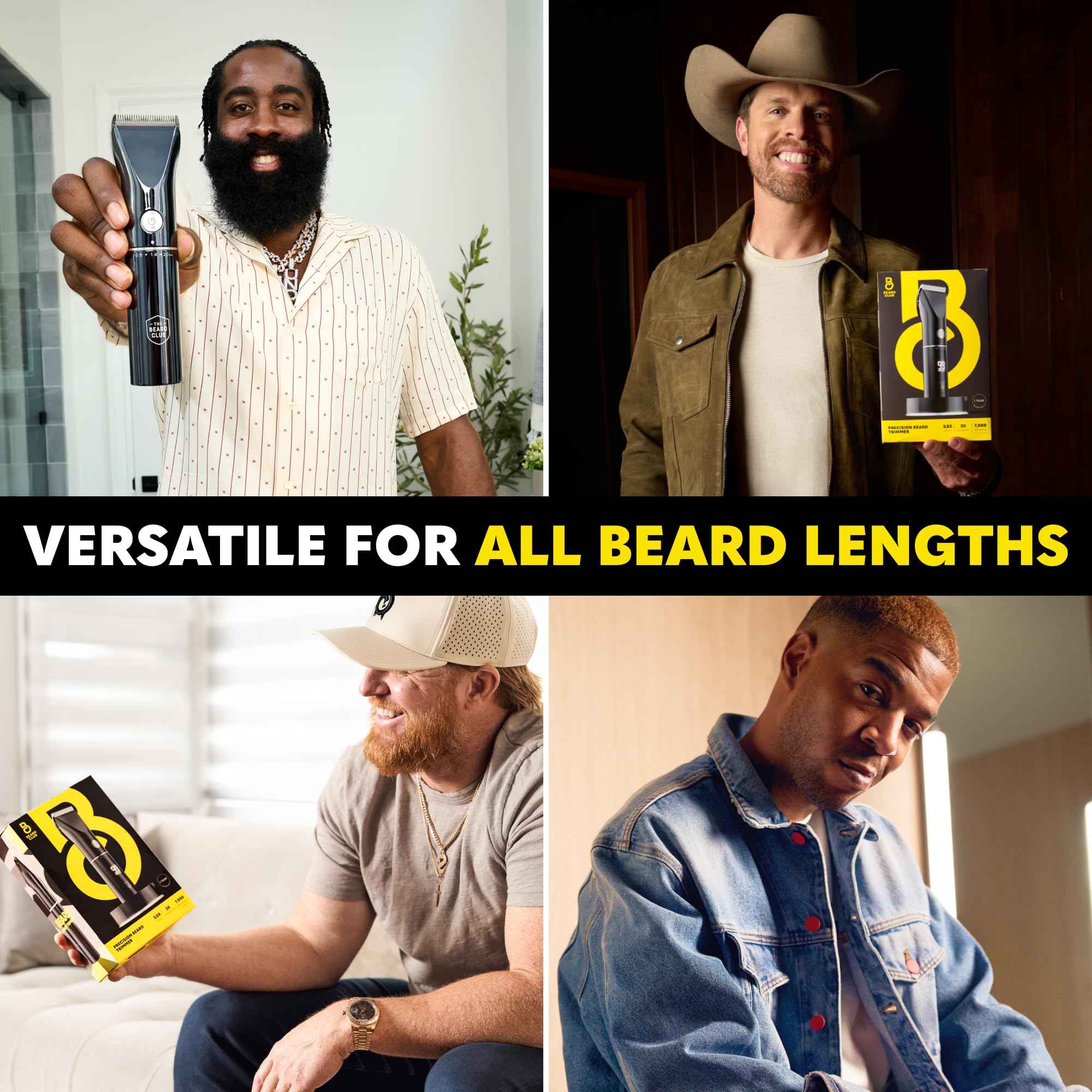 The Beard Club batería de ion de litio ofrece varias horas de uso