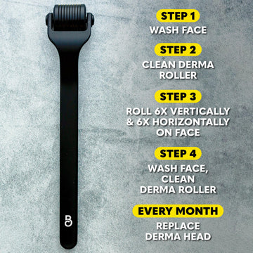 The Beard Club Derma Roller, aplicación casera de microagujas sin complicaciones.