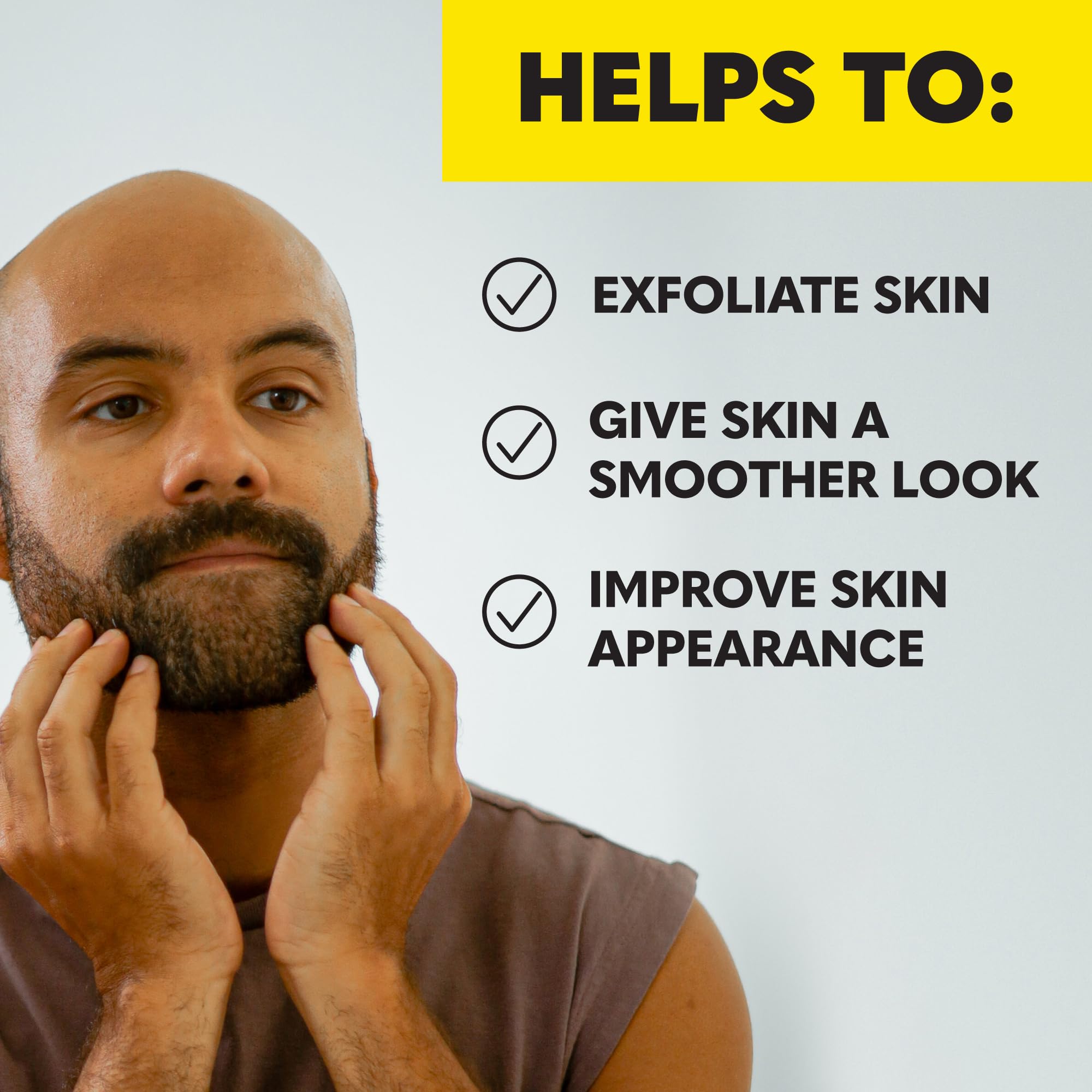The Beard Club Rodillo de microagujas para barba, piel facial más definida.