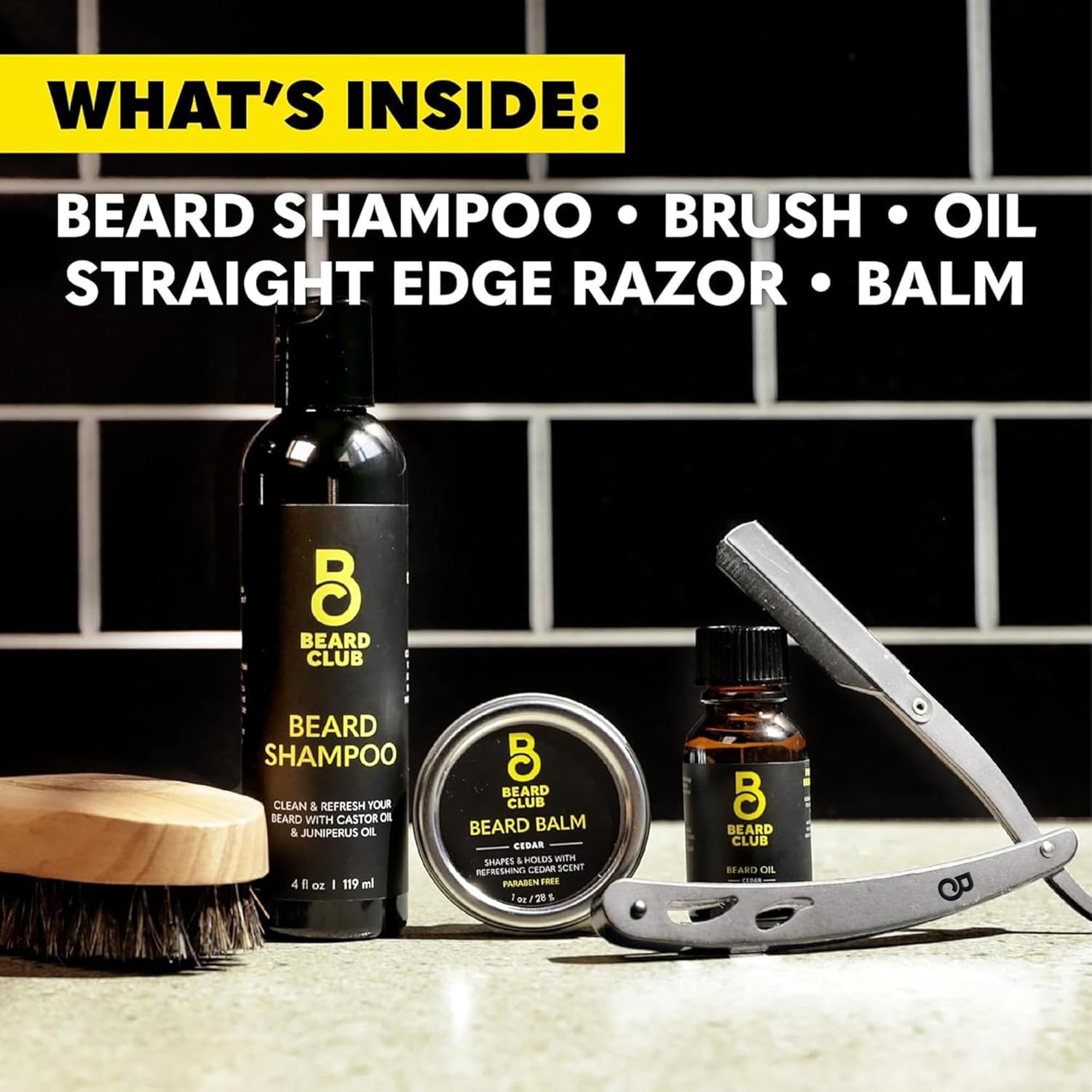 The Beard Club estuche elegante para viajar y cuidar la barba