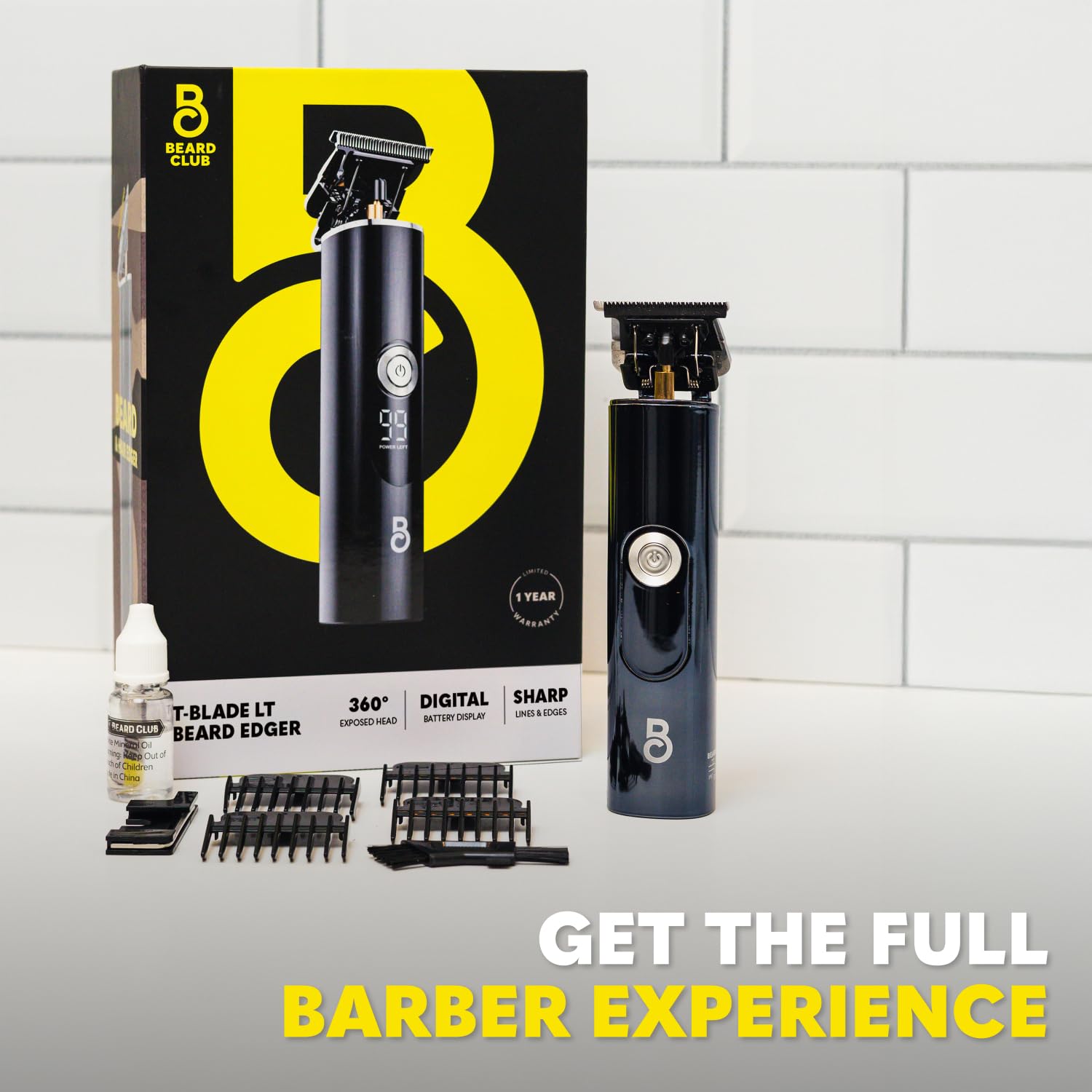 The Beard Club LT: herramienta profesional para barberos y retoques precisos.