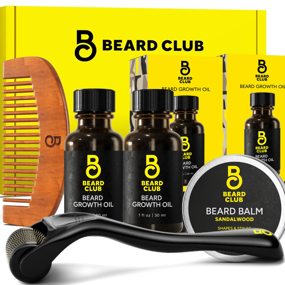 The Beard Club rodillo Derma para rostro y piel, mejora la textura.