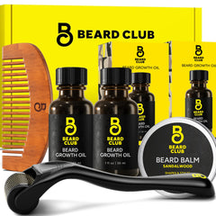 The Beard Club rodillo Derma para rostro y piel, mejora la textura.