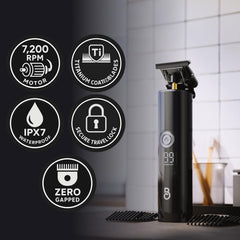 The Beard Club LT: motor de 7200 RPM para cortes suaves y controlados.