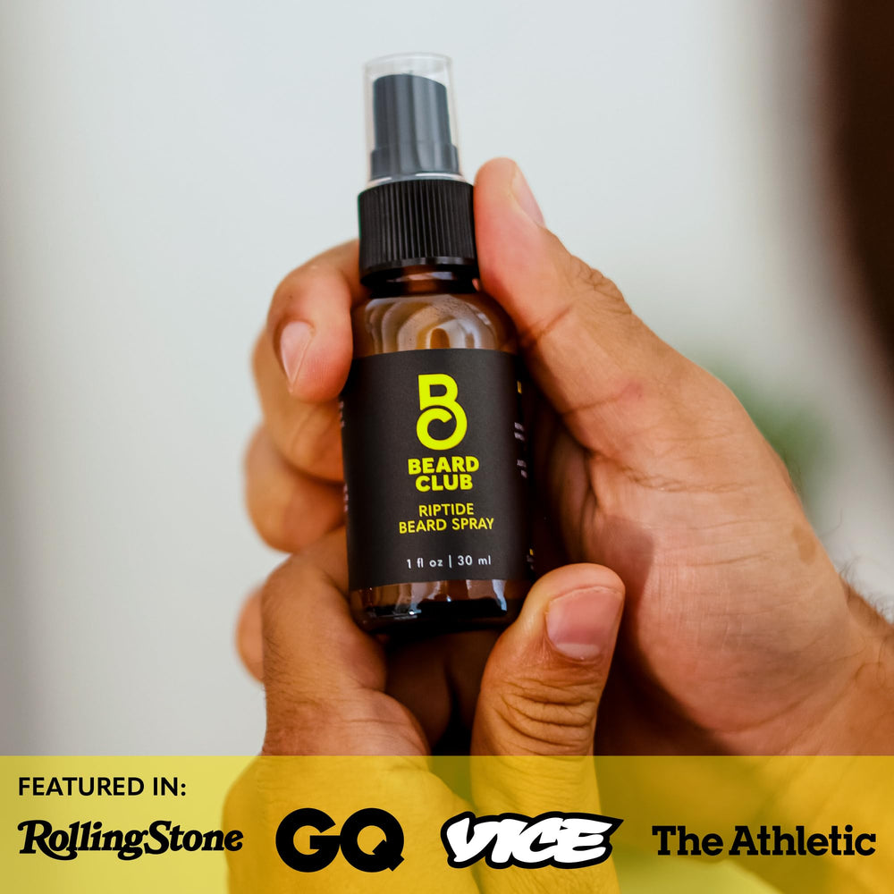 The Beard Club Riptide spray-barrita-sin-parabenos: cuidado más limpio