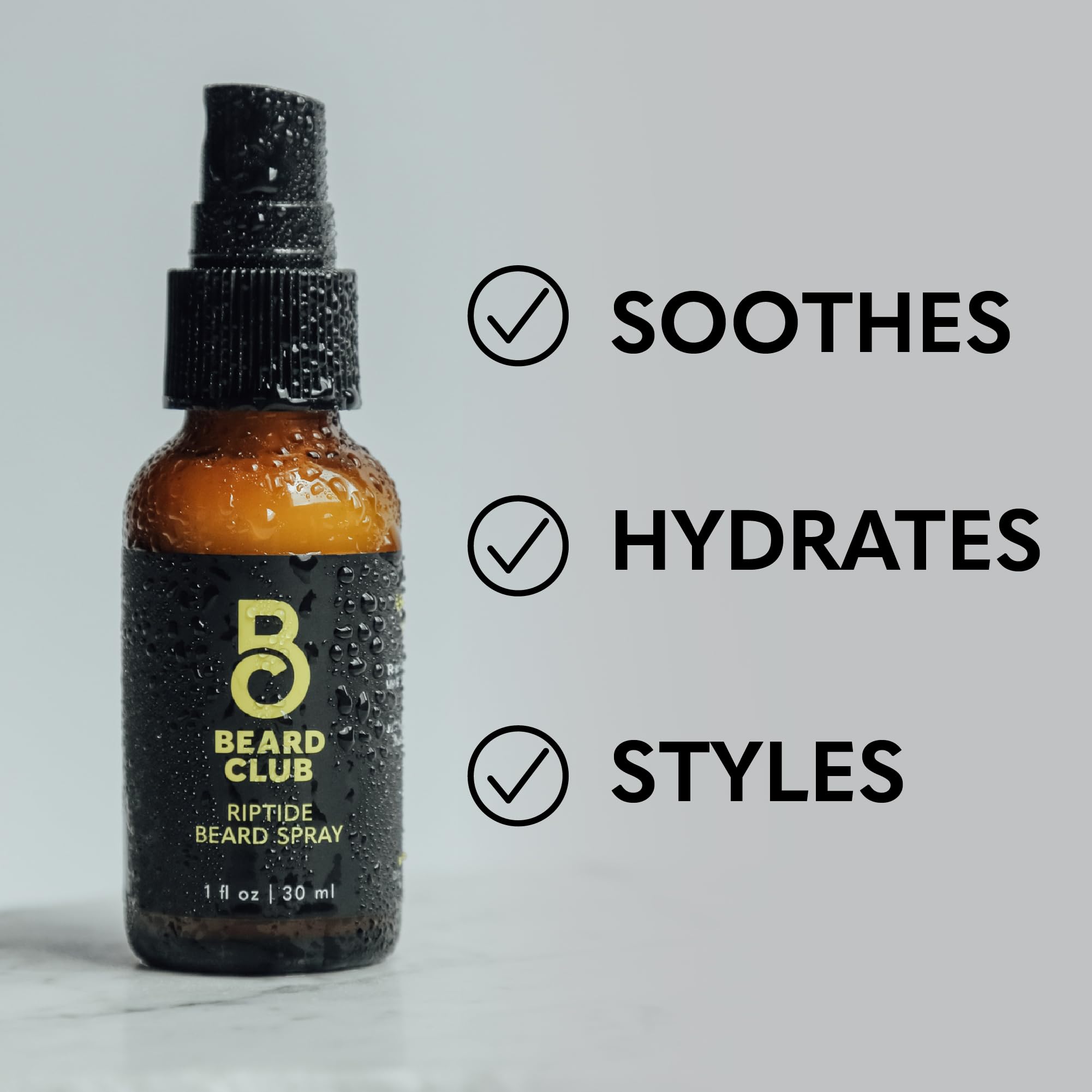 The Beard Club Riptide spray-barba-textura-ligera: facilita peinado