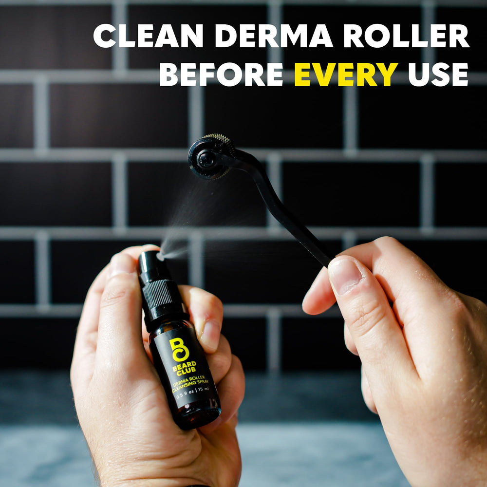 The Beard Club spray limpiador para derma roller limpieza rápida