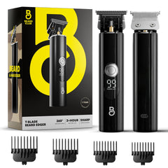 The Beard Club LT: cuchilla T de precisión para delinear barba.