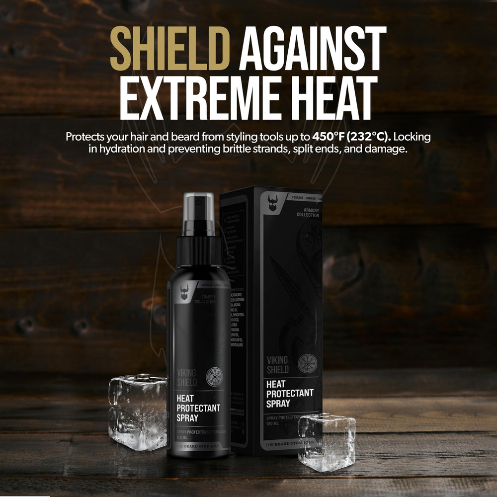 The Beard Struggle Viking Shield Spray insignia de garantía para devoluciones