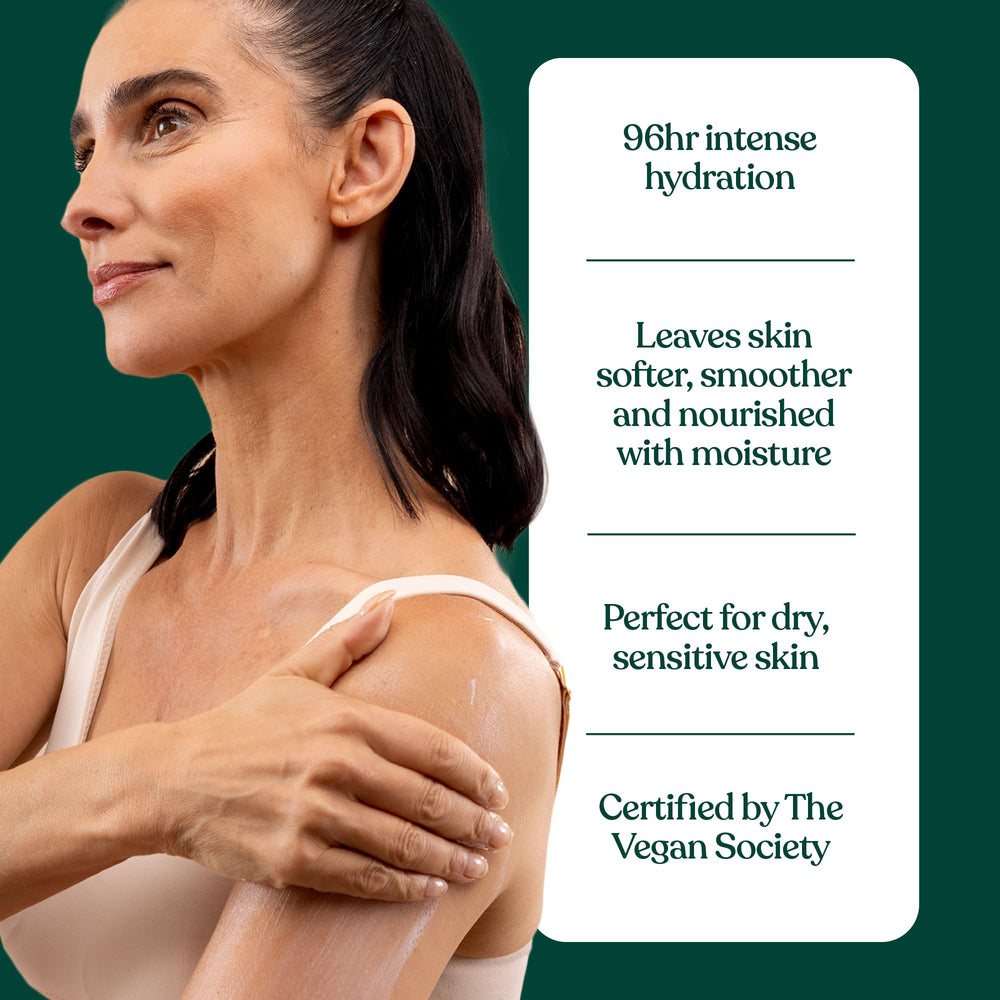 The Body Shop Almond Milk Body Butter hidratación de larga duración para piel seca.