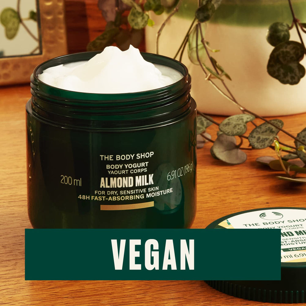 The Body Shop Almond Milk Body Yogurt, aplicar-despues-ducha para absorcion rapida