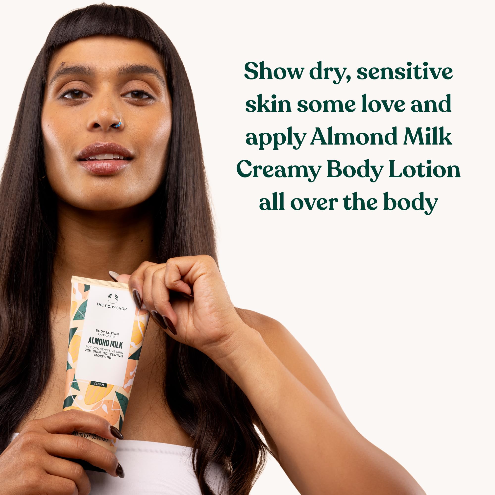 The Body Shop Almond Milk y Honey: cuidado diario para piel seca sin sensación grasa.