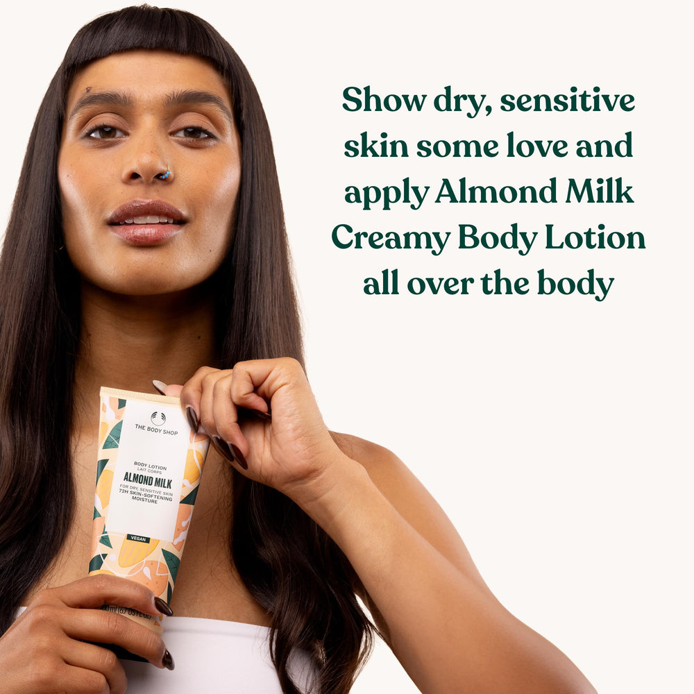 The Body Shop Almond Milk y Honey: cuidado diario para piel seca sin sensación grasa.