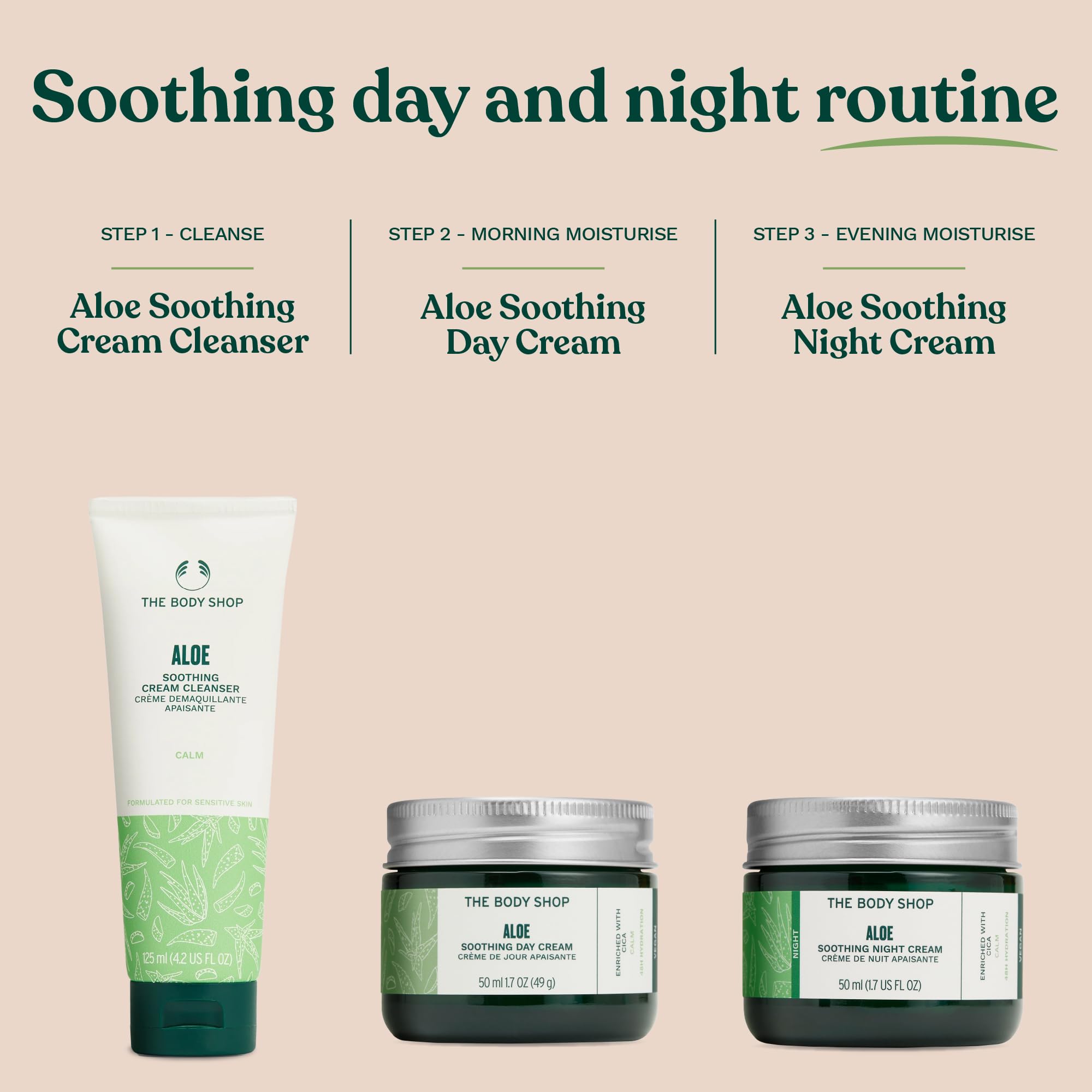 The Body Shop aplicacion nocturna con 48h de hidratación.