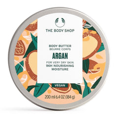 The Body Shop Argan Body Butter: textura cremosa para piel muy seca y humedad duradera