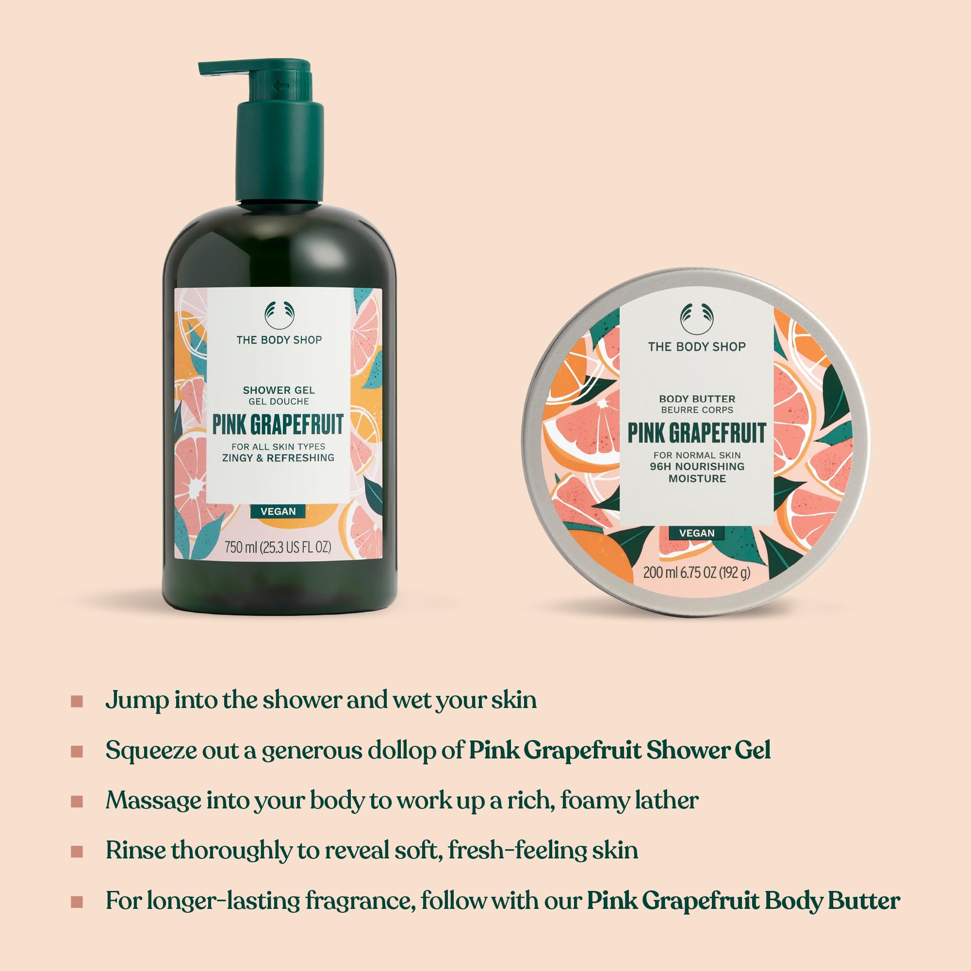 Aroma cítrico ligero, deja sensación fresca tras la ducha.