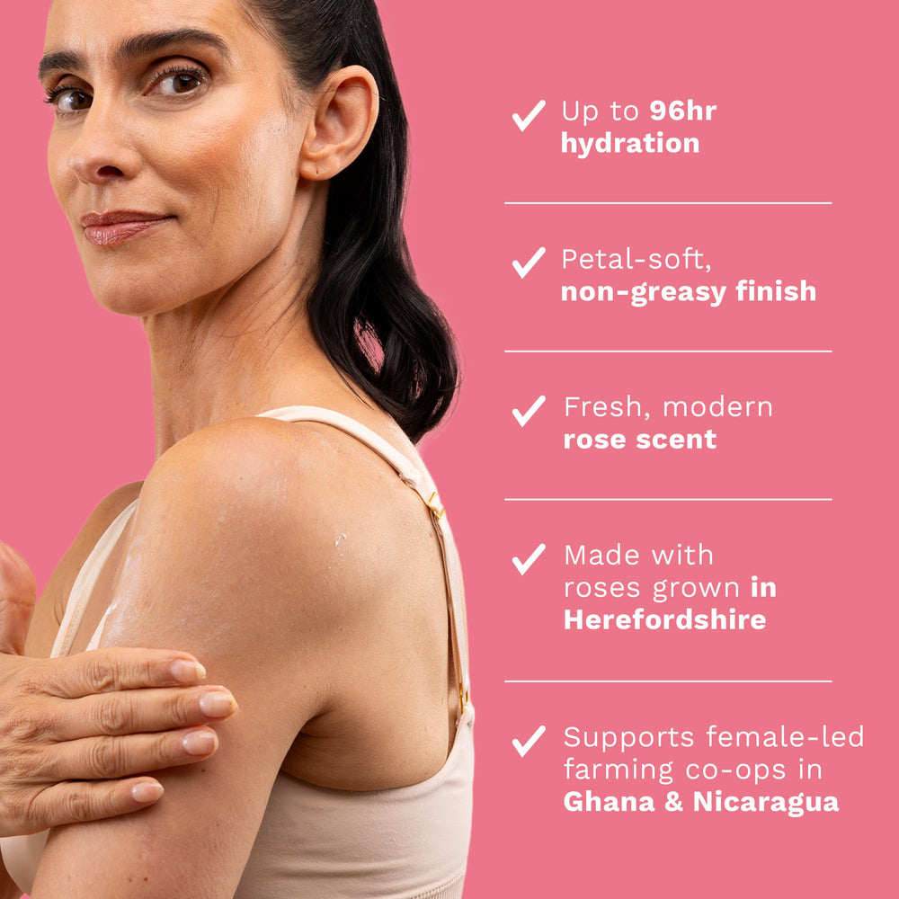 The Body Shop British Rose Body Butter para piel normal, hidratación de larga duración