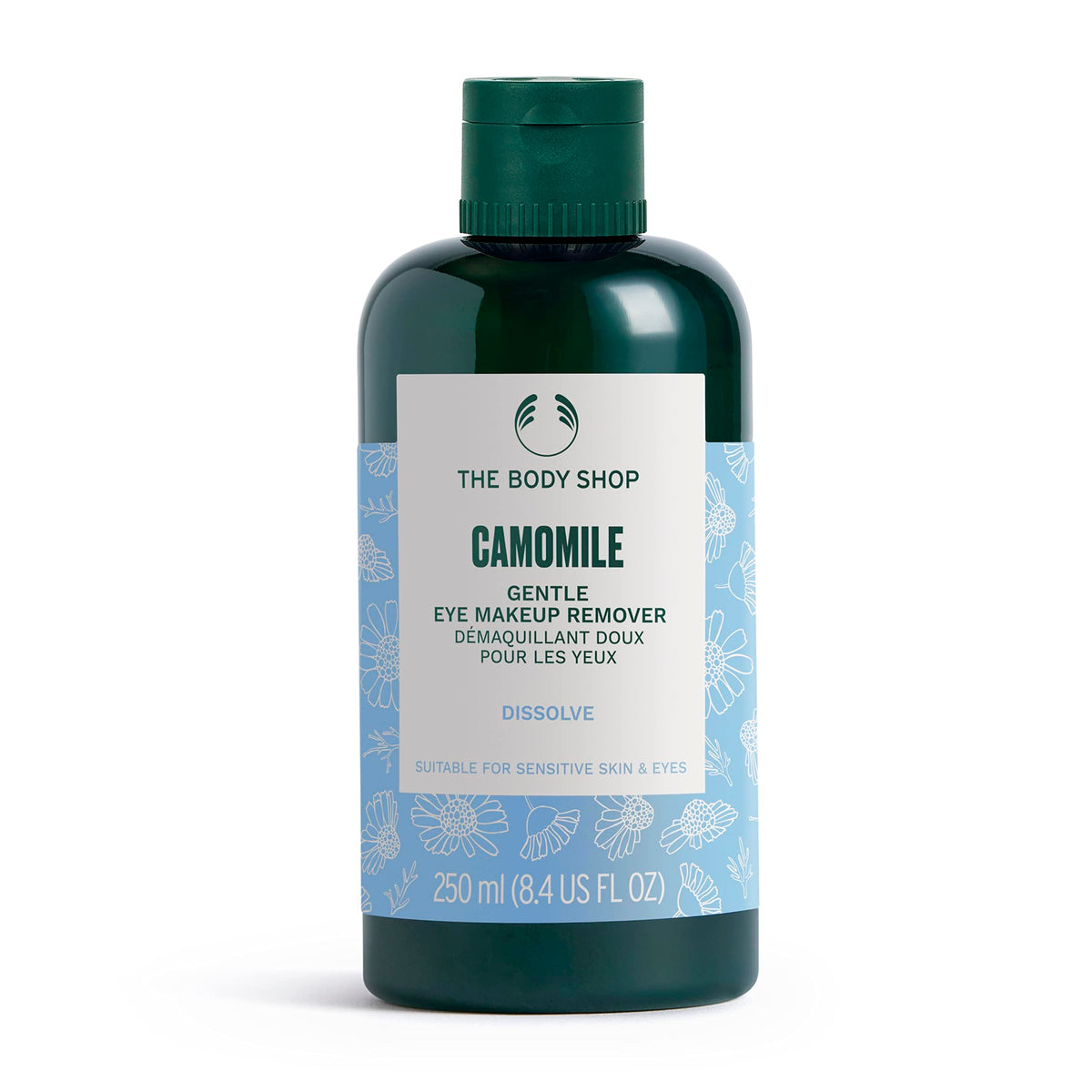 The Body Shop desmaquillante suave de ojos con manzanilla calma piel sensible
