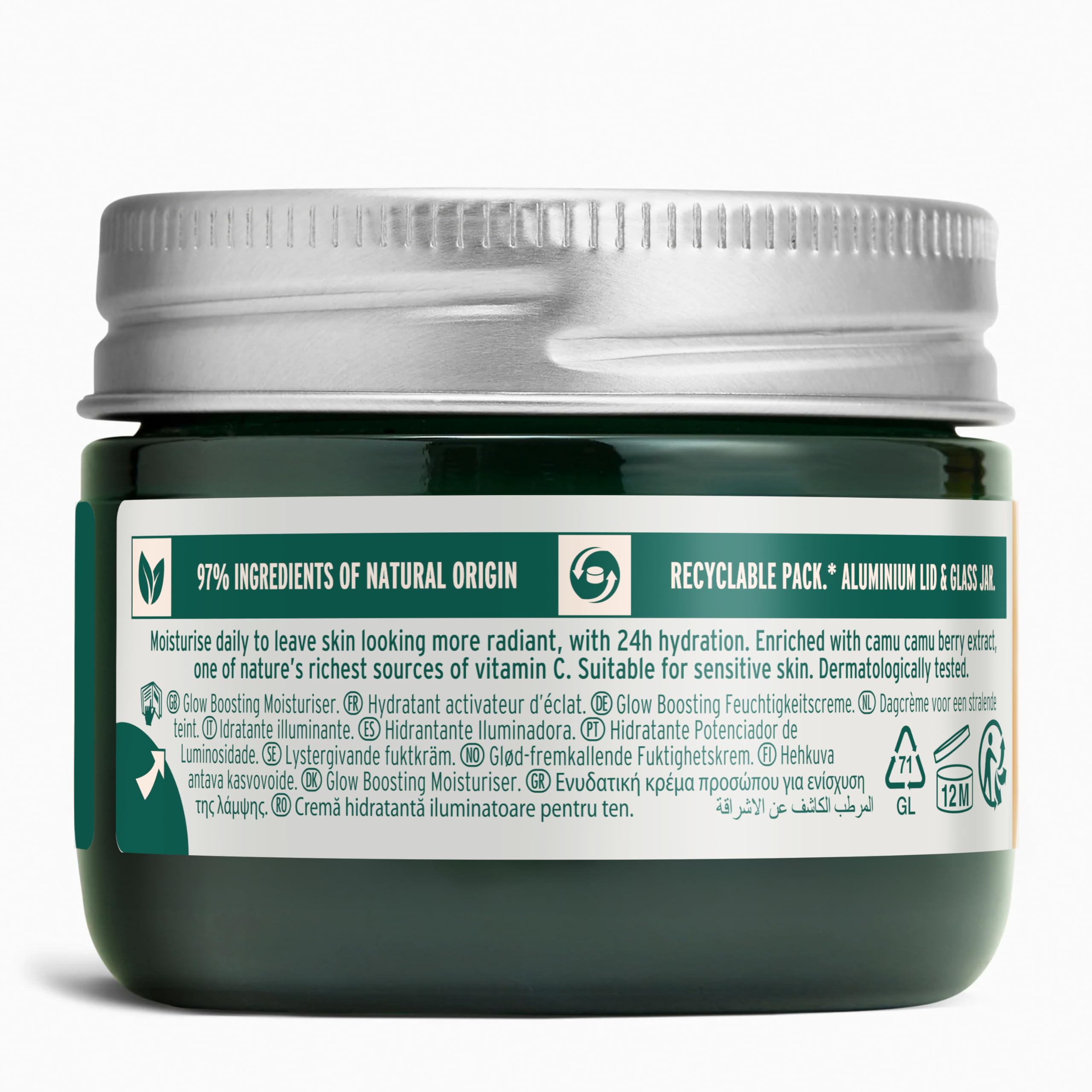 The Body Shop extracto camu camu para vitamina C natural y piel luminosa.
