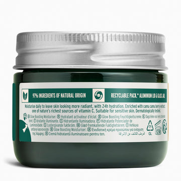 The Body Shop extracto camu camu para vitamina C natural y piel luminosa.