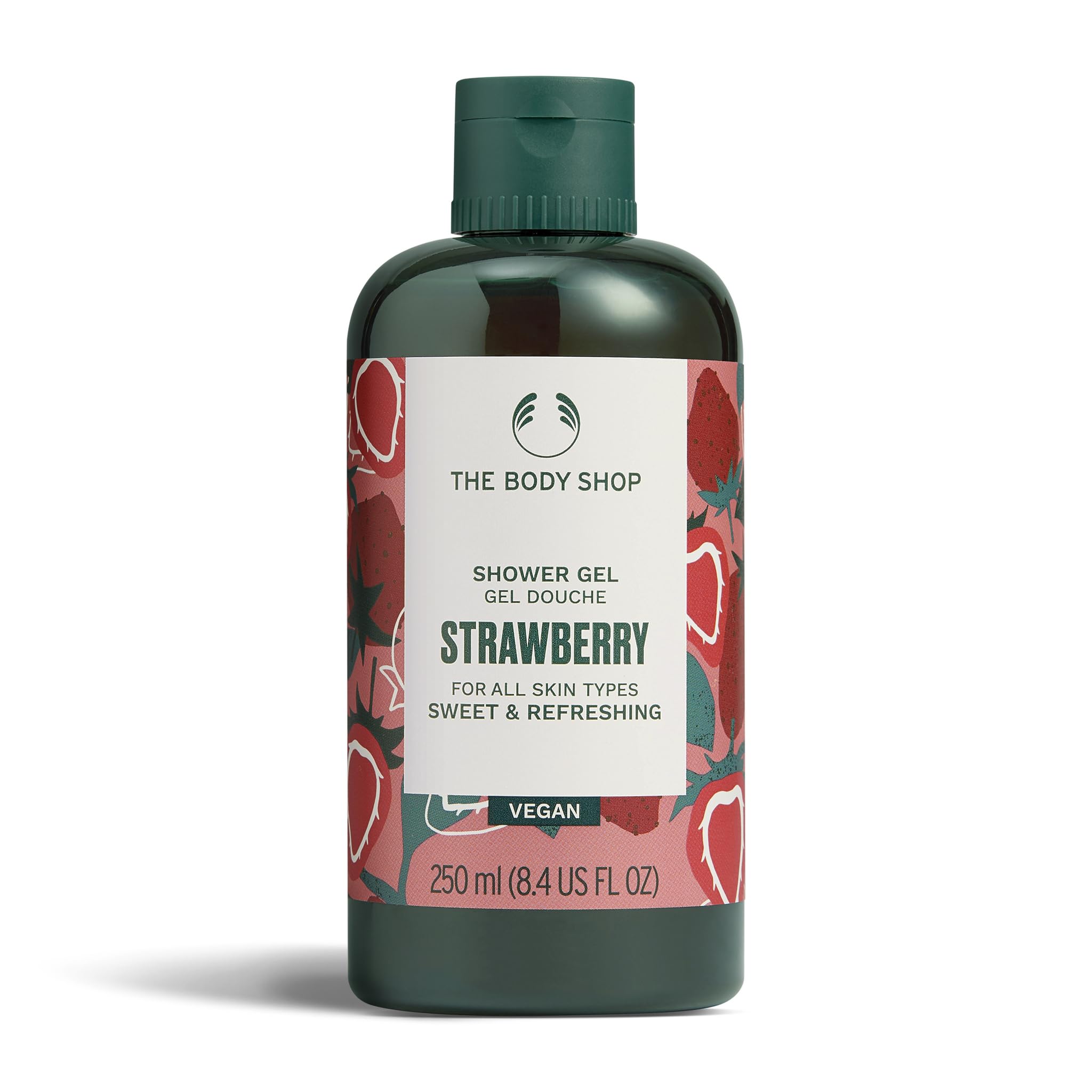 The Body Shop gel de ducha fresa con espuma suave para piel limpia