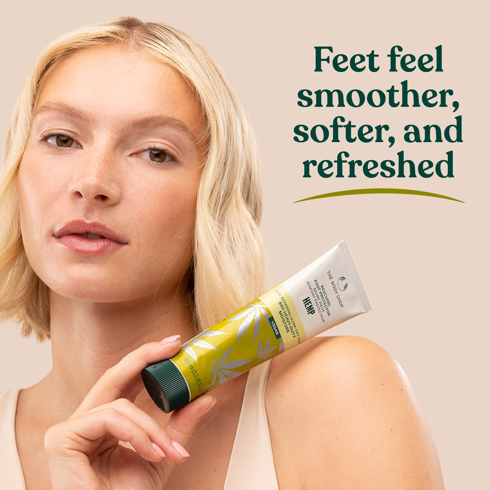 The Body Shop Hemp Foot Protector con aceite de cáñamo para nutrición de la piel