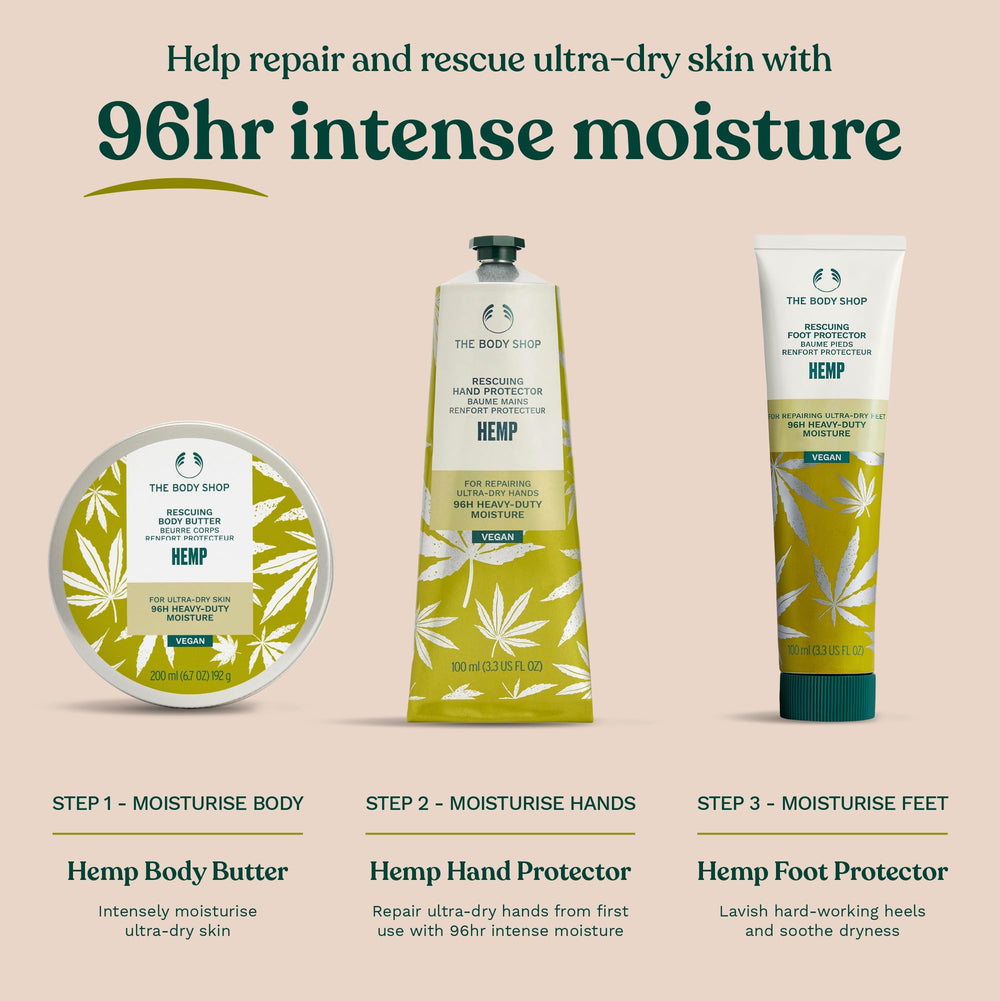 The Body Shop Hemp Foot Protector: pies relajados gracias a hidratación de 24 horas