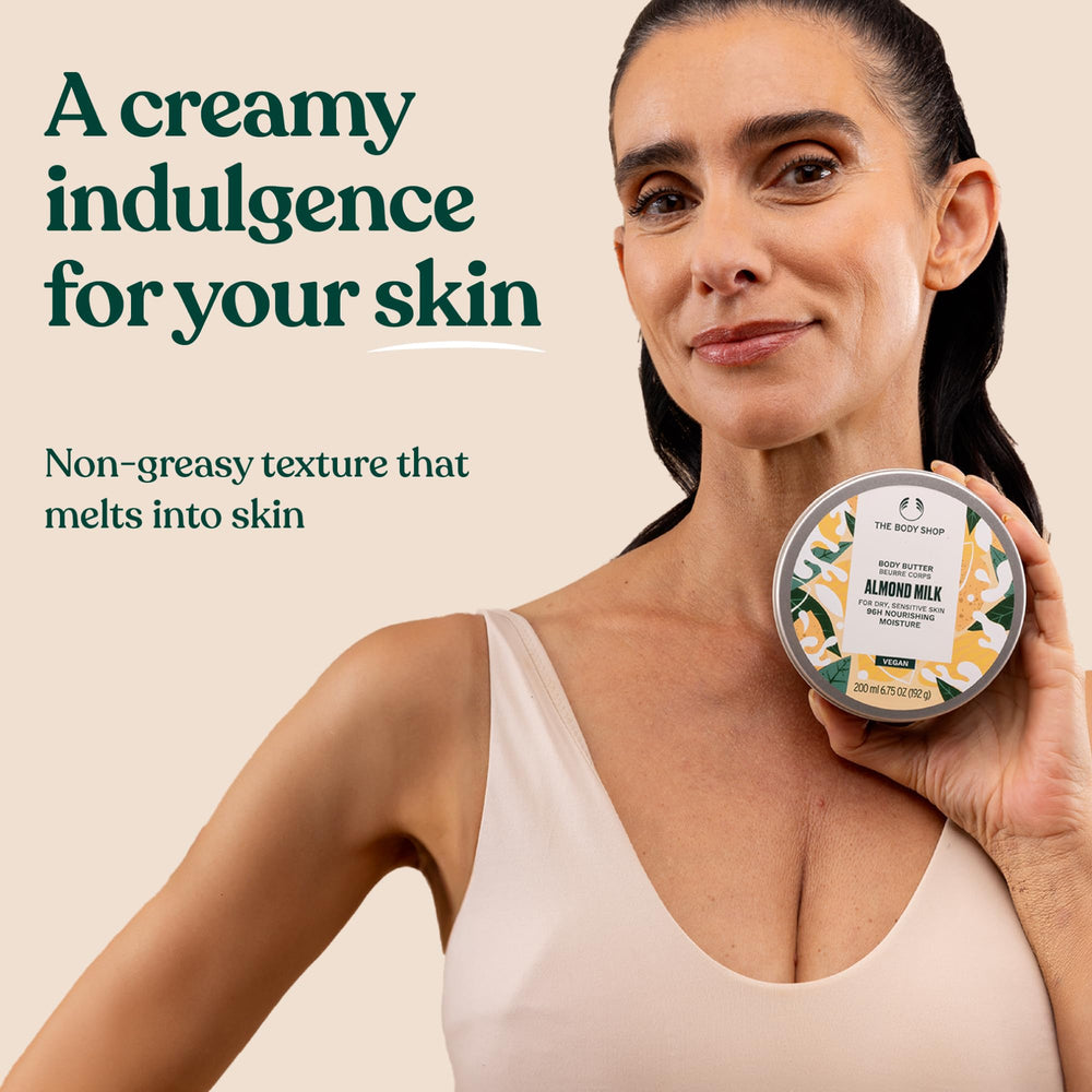 The Body Shop Leche de Almendra jabón 100 g, limpieza diaria suave.