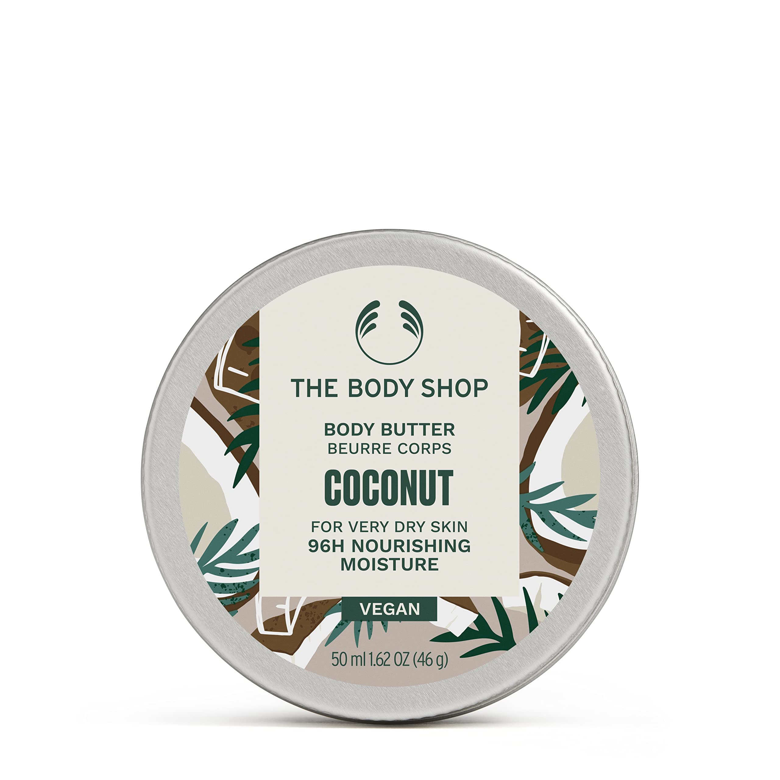 The Body Shop manteca corporal coco muestra textura cremosa para hidratación diaria