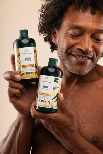 The Body Shop recycled-plastic bottle packaging demonstrates eco-conscious design.