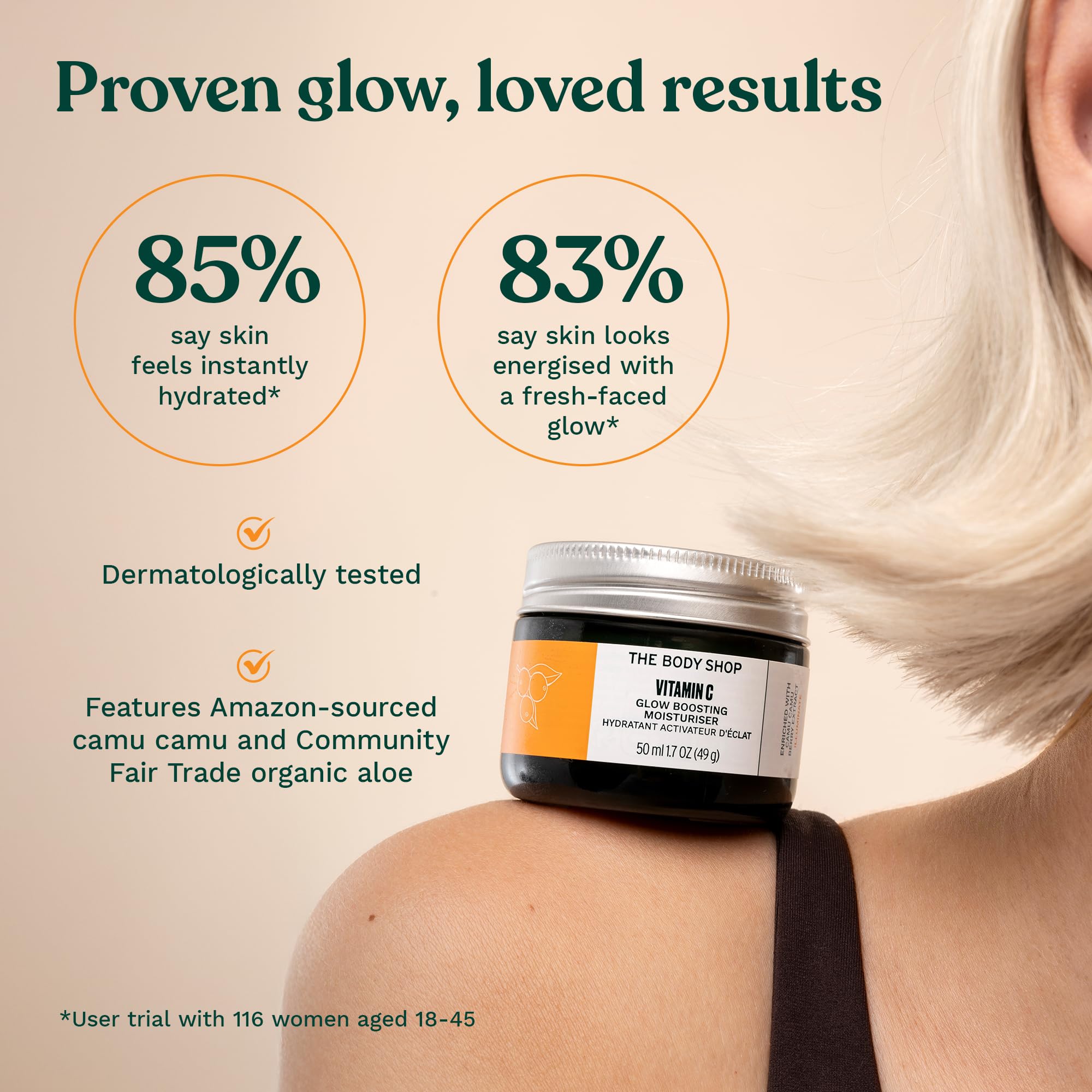 Rutina Vitamina C con The Body Shop para tono uniforme y brillo.