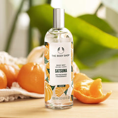 The Body Shop Satsuma Body Mist: pulverizador refresca al instante sin dejar pegajosidad.