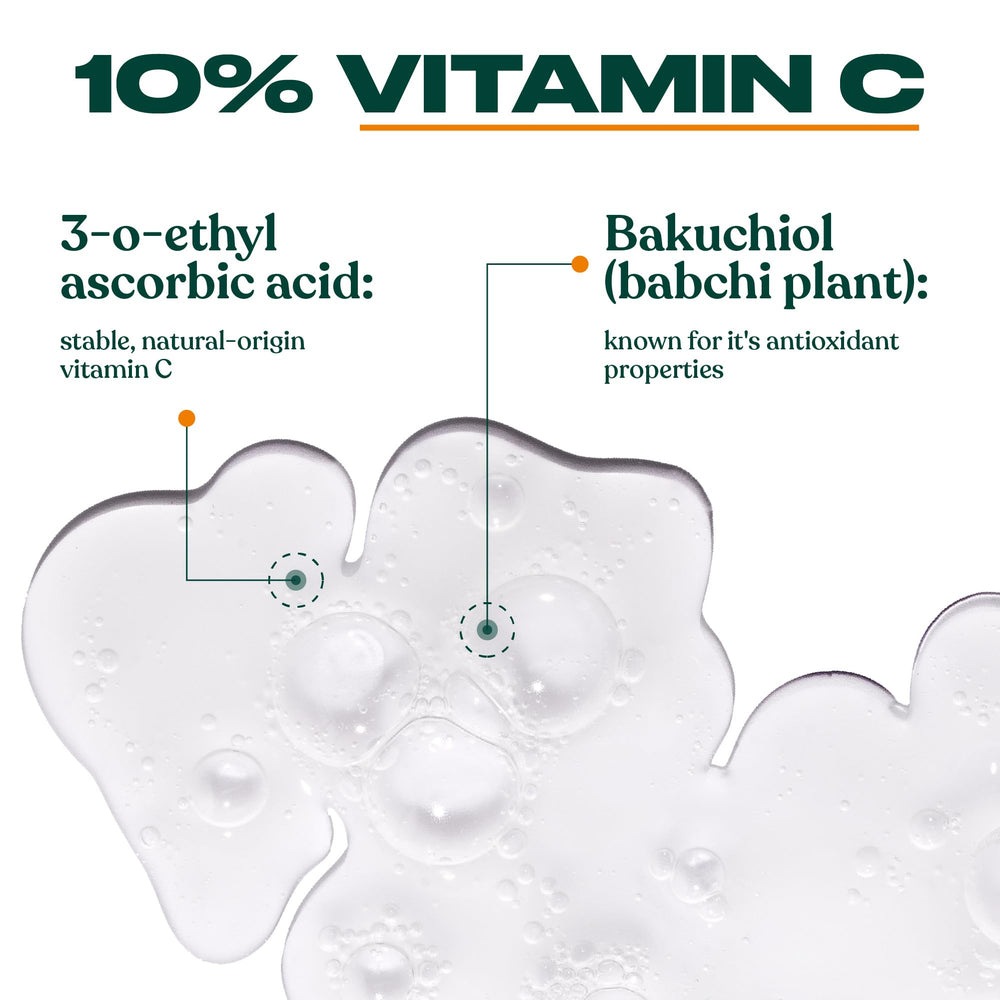 Bayas camu camu del serum The Body Shop aporta brillo natural.