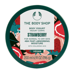 The Body Shop Strawberry Body Yogurt: textura ligera para absorción rápida.