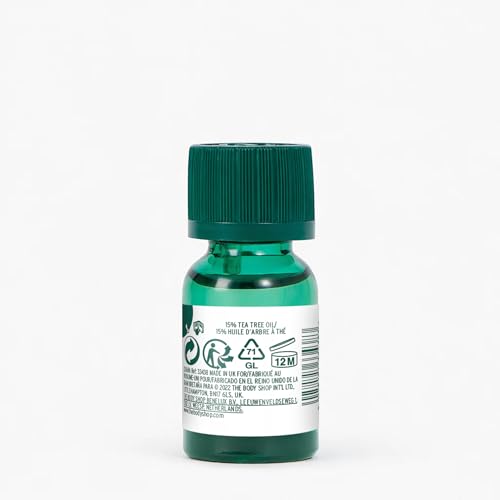 The Body Shop Tea Tree Oil: dos gotas purifican piel grasa y refrescan.