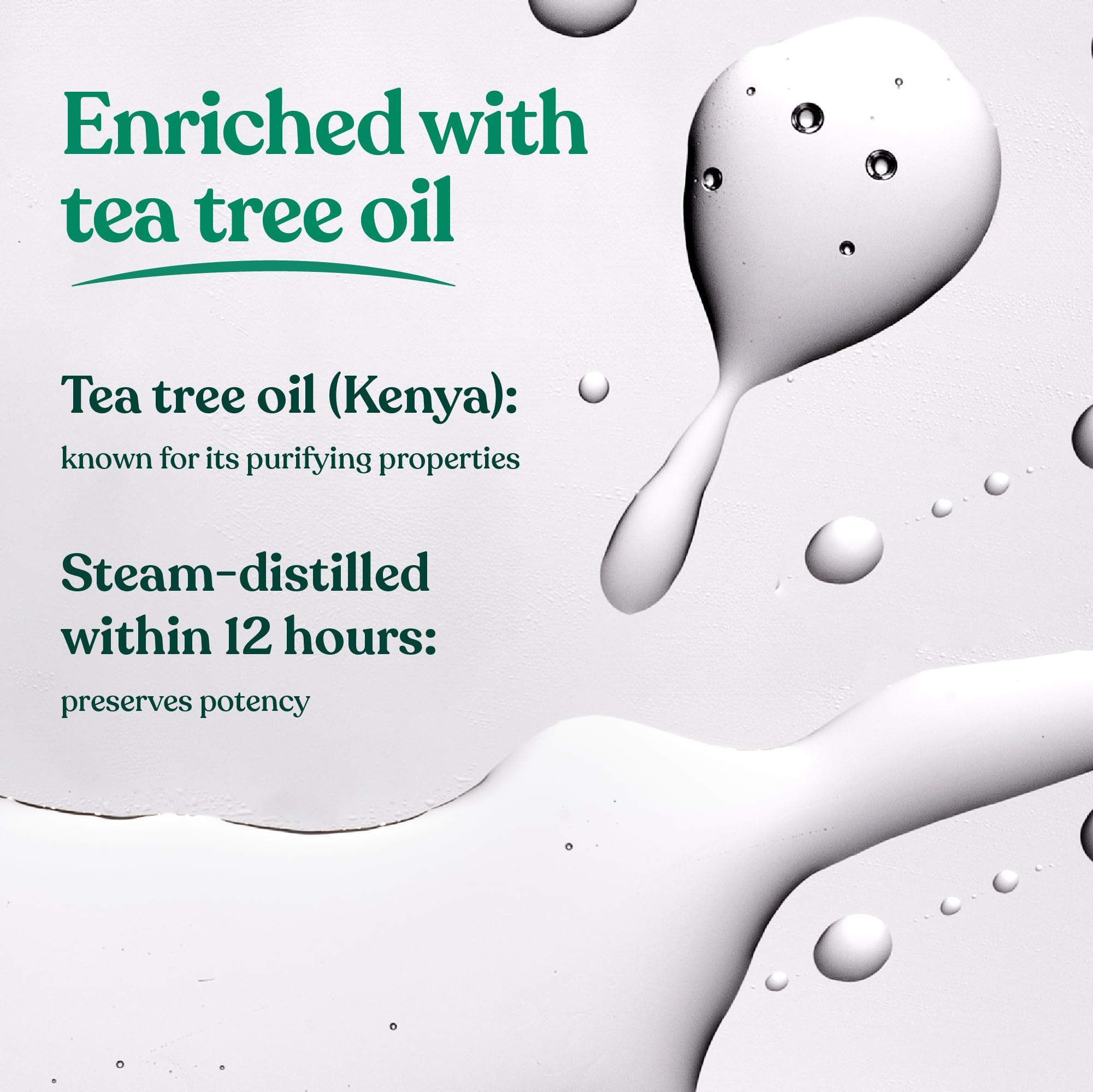 The Body Shop Tea Tree Oil: ingrediente natural con origen comunitario para cuidado responsable.