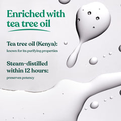 The Body Shop Tea Tree Oil: ingrediente natural con origen comunitario para cuidado responsable.