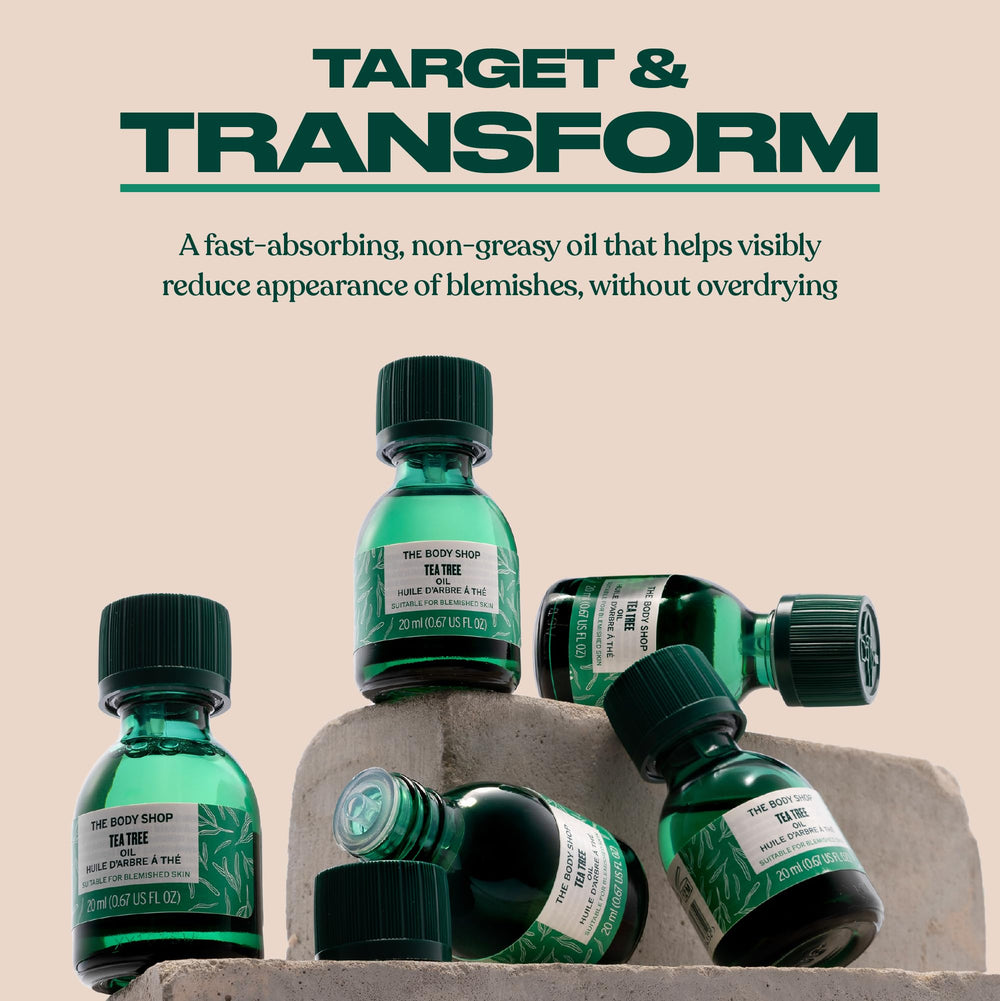 The Body Shop Tea Tree Oil: aplicación suave para piel con impurezas.