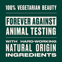 Packaging of The Body Shop Tea Tree Skin Clearing Facial Wash highlighting vegan, fair-trade ingredients.