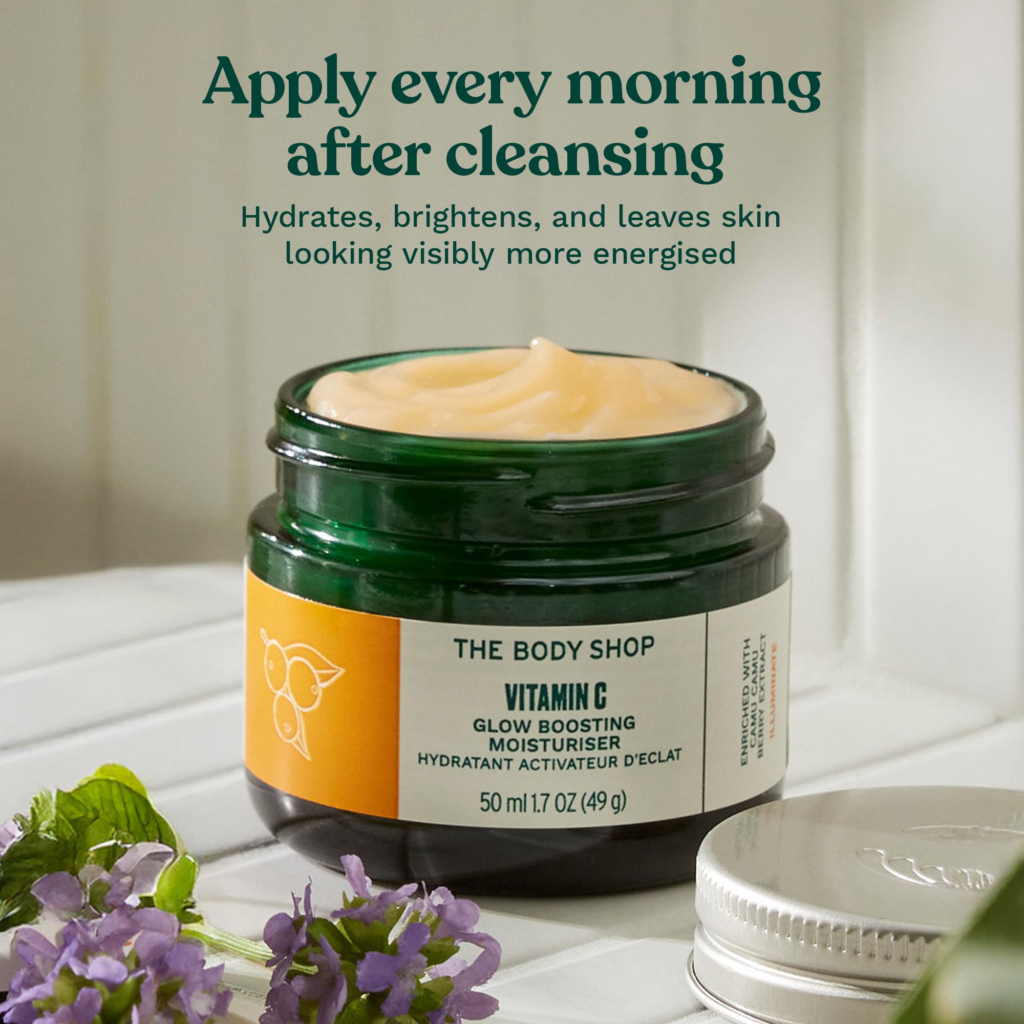 Hidratante de uso diario de The Body Shop, piel más fresca.