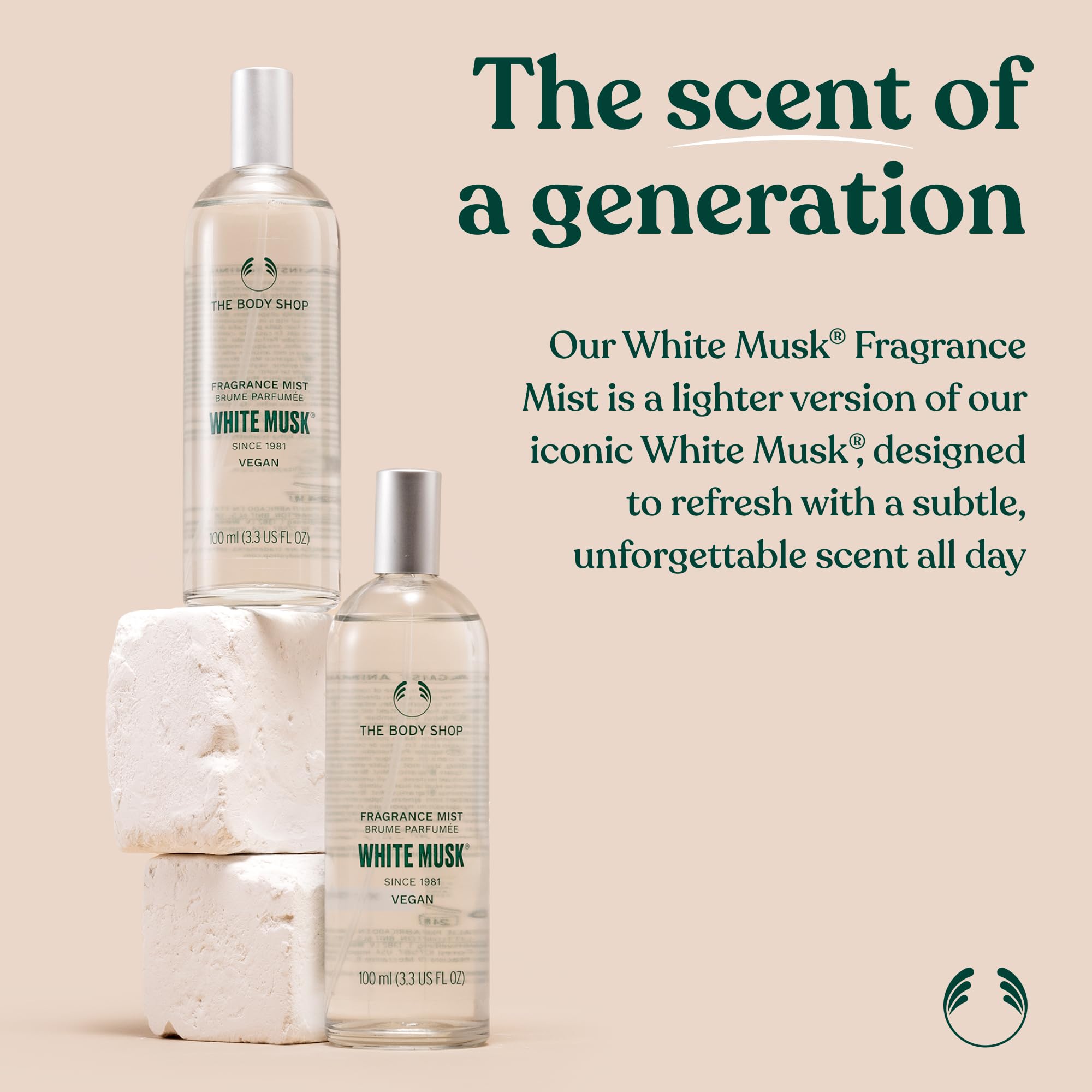 The Body Shop White Musk: atomizador para aplicacion rapida y comoda durante el dia.