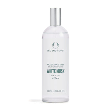 The Body Shop White Musk: botella para uso diario con aroma suave y refrescante.