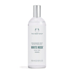 The Body Shop White Musk: botella para uso diario con aroma suave y refrescante.