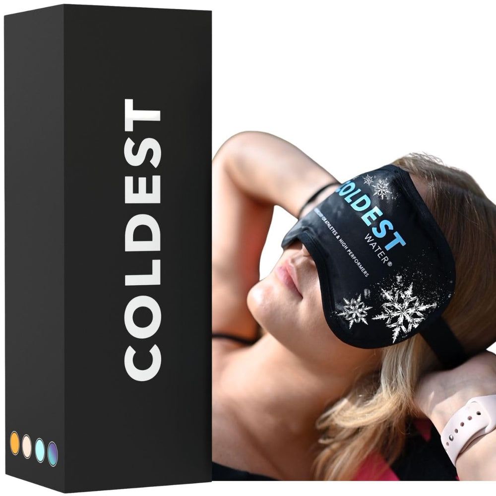The Coldest Water mascarilla ocular fría en envase, lista para uso diario