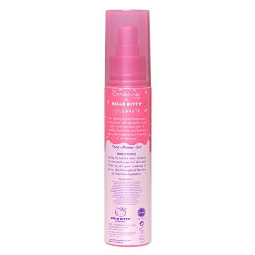 Hello Kitty estética de empaque rosa iluminando la rutina de maquillaje