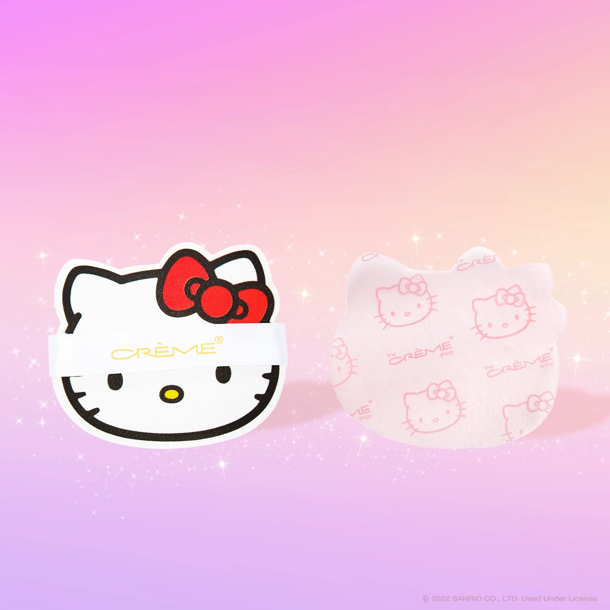 The Crème Shop Hello Kitty estuche espejo reutilizable para retoques diarios.