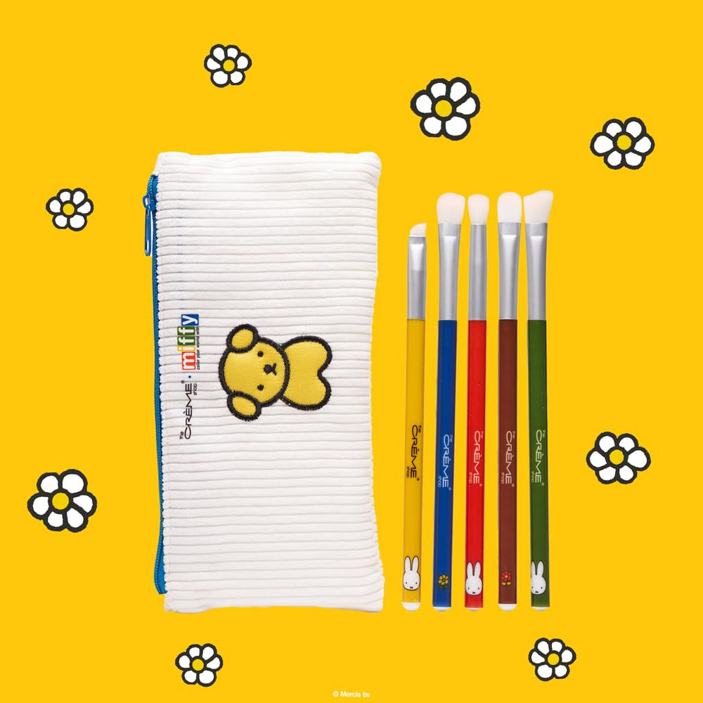 Brocha de sombreado grande The Crème Shop Miffy para cobertura uniforme