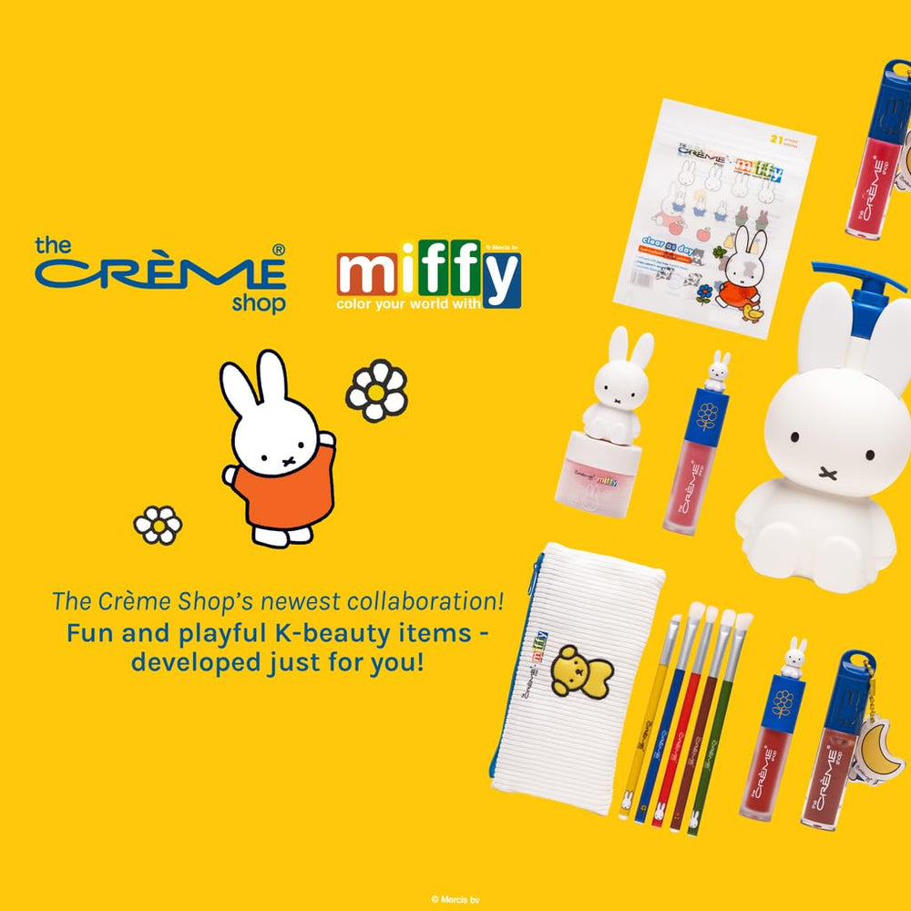 Estuche de viaje The Crème Shop Miffy para retoques sobre la marcha
