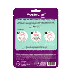 The Crème Shop pack de 3 mascarillas gatito para hidratación diaria.