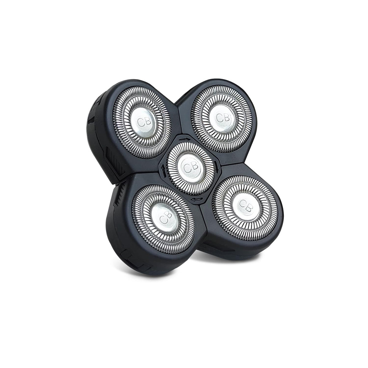 The Cut Buddy cabezal rotativo de 5 láminas para afeitado suave y contornos.